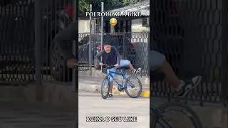 LADRÃO DA BIKE TOMO CHOQUE 😂 