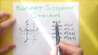 8. SINIF TEOG MATEMATİK KOORDİNAT SİSTEMİNDE ÖTELEME