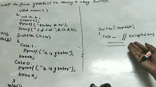 c programming ( switch , conditional operators) Lecture 3