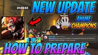 Anime Champion Simulator - New Massive Update & How to Prepare..