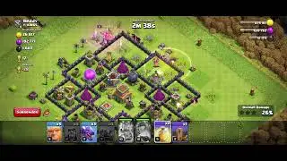 Clash Of Clan-Level 9 Town Hall-Three Star Attack-Victory