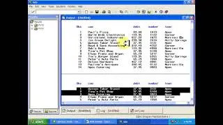 SAS- Sort
