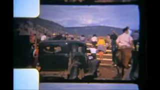 Vintage 8mm film: 1946 Alkali Lake Stampede, British Columbia
