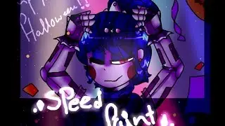 Five Nights At Freddy's sister location Ballora happy late halloween speedpaint