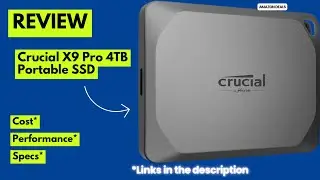 Crucial X9 Pro 4TB Portable SSD Review | Ultra Fast 1050MB/s, Durable & Secure External Storage