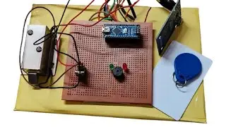 MFRC522 RFID Keychain Module based Doorlock system Arduino Project