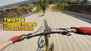 New Red Trails in Trysil - Twister, Timber Town, Downtown