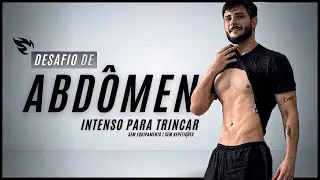 Treino de ABDOMINAL intenso - 10 MIN (em casa, sem equipamentos.)