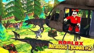 ROBLOX - THE NEW JURASSIC WORLD TYCOON, PART 2!