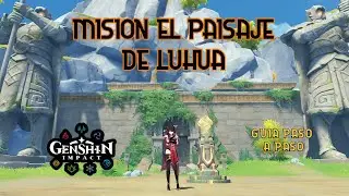 Guía Misión El paisaje del Estanque Luhua - GENSHIN IMPACT - 1 cofre Lujoso y 2 Sofisticados