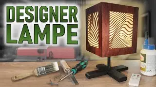 Einzigartige DEKO LAMPE mit 3D EFFEKT in wenigen Stunden selbst gebaut!