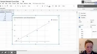 L Sample Standard Curve Data - Google Sheets