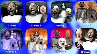 Granny 1, 2, 3, 4, 5, 6, 7, 8 Gameplay || Granny Game | Granny 4 | Granny 5 | Granny Game | Horror