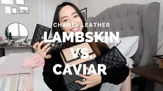 Chanel Leather Comparison: Lambskin vs. Caviar: Details, protective stickers & only choosing 1?!
