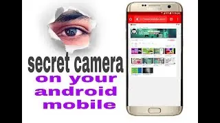 Secret camera on your android mobile in Telugu Ali tech videos