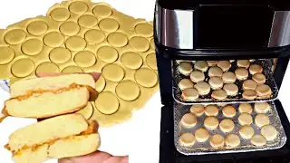 Butter Cookies in  The Air Fryer | Caramel Butter Cookies