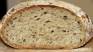 NO-KNEAD RYE BREAD. EVERYONE can make it! Crispy crust and fluffy crumb! 100% guaranteed results!!!