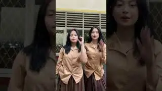 Cewe SMA pramuka cantik joget tiktok viral