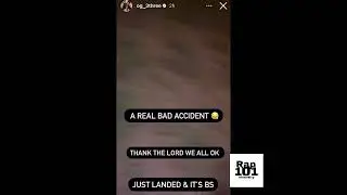 NBA OG 3Three was in a car collision 🙏🏽