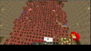 MineCraft blowing up a silver dungeon in the Aether