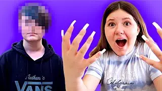 DYING MY BROTHER'S HAIR & DOING ACRYLICS AT HOME FOR THE 1ST TIME ***Gone Wrong*** #21