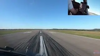Wisconsin Cheese Takeoff - Embraer E145 Cockpit - La Crosse KLSE