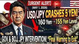 [USD/JPY] 5-Yen Flash Crash! Intervention Shock & Market Scenarios: May 1, 2026 [Daily Report]