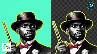 Outline A PNG in Adobe Photoshop | Adobe Photoshop Tutorial