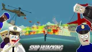 ship hijacking 🚢🔥🚨in dude theft wars