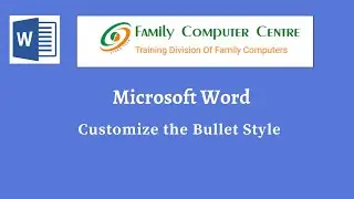 Microsoft Word Tutorials | Customize Bullet Styles.