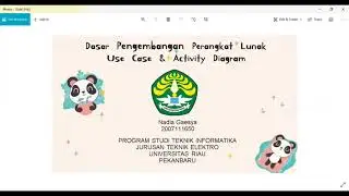 Dasar Pengembangan Perangkat Lunak || Use Case Diagram & Activity Diagram