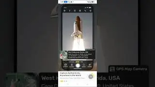 GPS Map Camera App Using Method for Longitude, Latitude and Adress