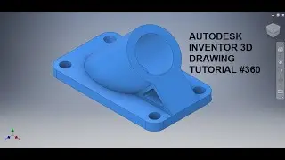 Autodesk Inventor 3d Drawing Tutorial 