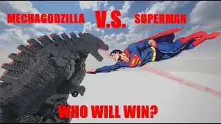 Mecha Godzilla V.S. Superman! (Teardown Mods)