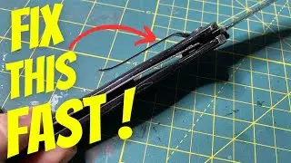 Fix Bent Knife Pocket Clip in 2 Minutes