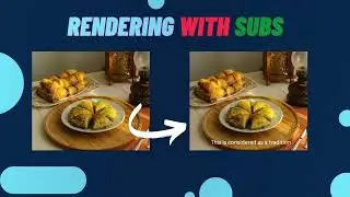 Subtitles not rendered with Video | Davinci Resolve