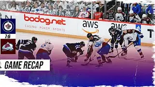 NHL Game 1 Highlights | Avalanche vs Jets - 6:7