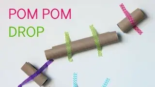 Pom Pom Drop STEM Challenge for Kids