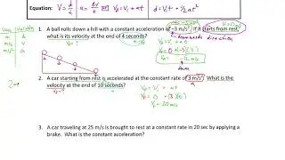 Introduction to Acceleration Problems