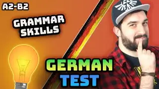 German Grammar Test (A2–B2): noun genders, V2 word order + answer key