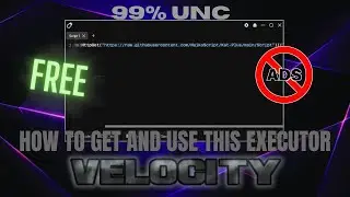 How to get & use Velocity executor tutorial (byfron bypass) Keyless exploit