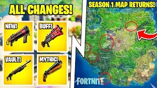 Season 1 Map SLOWLY Returning, Season 5 ALL Changes, New Material!