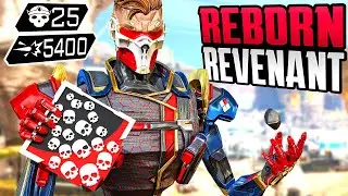 NEW REVENANT REBORN 25 KILLS & 5400 DMG WAS INSANE (Apex Legends Gameplay Season 18)