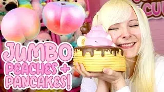 NEW Puni Maru Squishies! ♡ Jumbo Peaches, Squishy Pancakes, Donuts & More! | TOFU CUTE TV