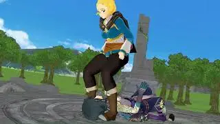 MMD Wrestling Genshin vs Zelda Part 2