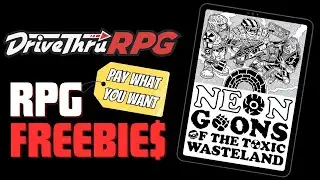 RPG Freebies: Neon Goons of the Toxic Wasteland (PWYW)