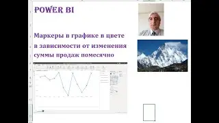 Маркеры зеленый увеличение продаж от месяца к месяцу и красный уменьшение, посмотрите как сделать