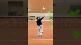 Tennis Slice Serve Drill - 10 Second Progressions #tennis #tennisserve #feeltennis