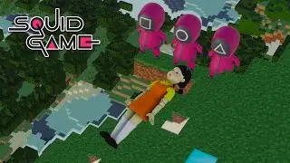 Squid Game Doll meets Minecraft