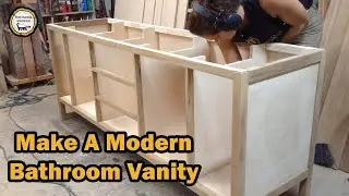 Woodworking Projects For the Home || Bathroom Vanity